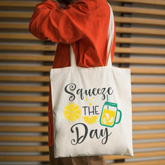 Stylish Letter Print Canvas Bag All Match Shopper Storage Handbag