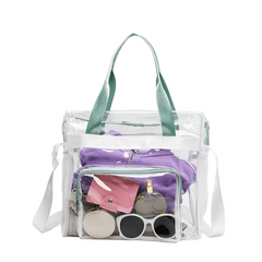 Transparent PVC Handbag Large Capacity Waterproof Travel Bag