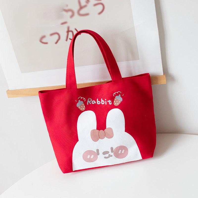 Cartoon Pattern Canvas Bag Lightweight HandBag Satchel Bag