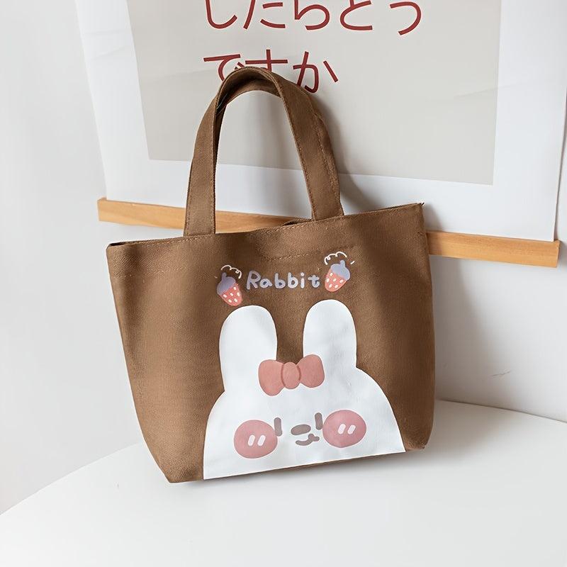 Cartoon Pattern Canvas Bag Lightweight HandBag Satchel Bag