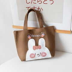Cartoon Pattern Canvas Bag Lightweight HandBag Satchel Bag
