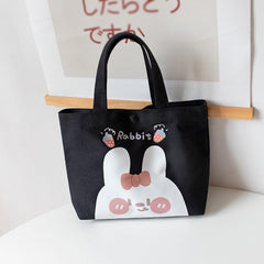 Cartoon Pattern Canvas Bag Lightweight HandBag Satchel Bag