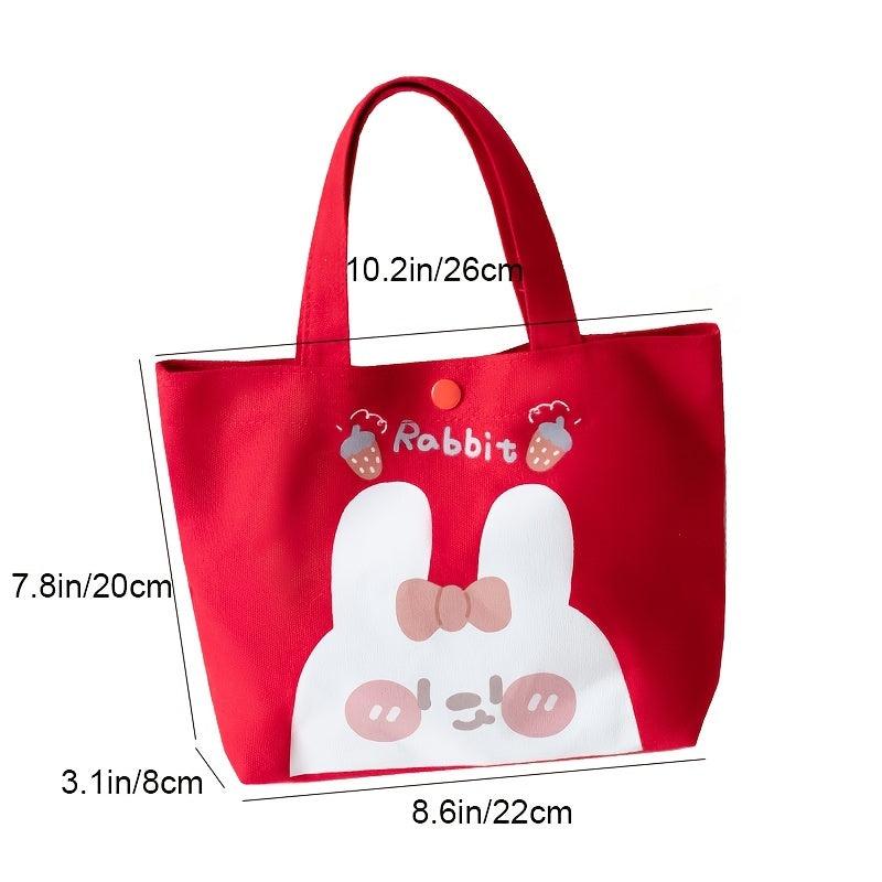 Cartoon Pattern Canvas Bag Lightweight HandBag Satchel Bag