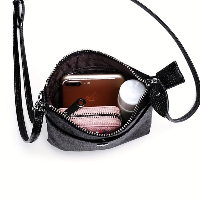 Minimalist Solid Shoulder Bag Crossbody Bag Versatile Storage Bag