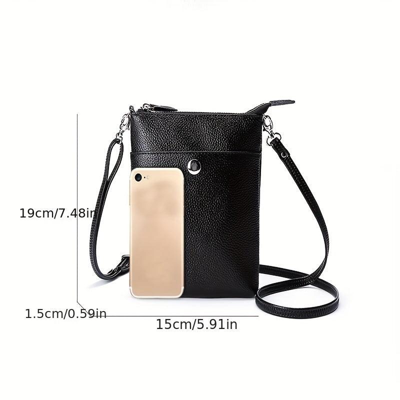 Minimalist Solid Shoulder Bag Crossbody Bag Versatile Storage Bag
