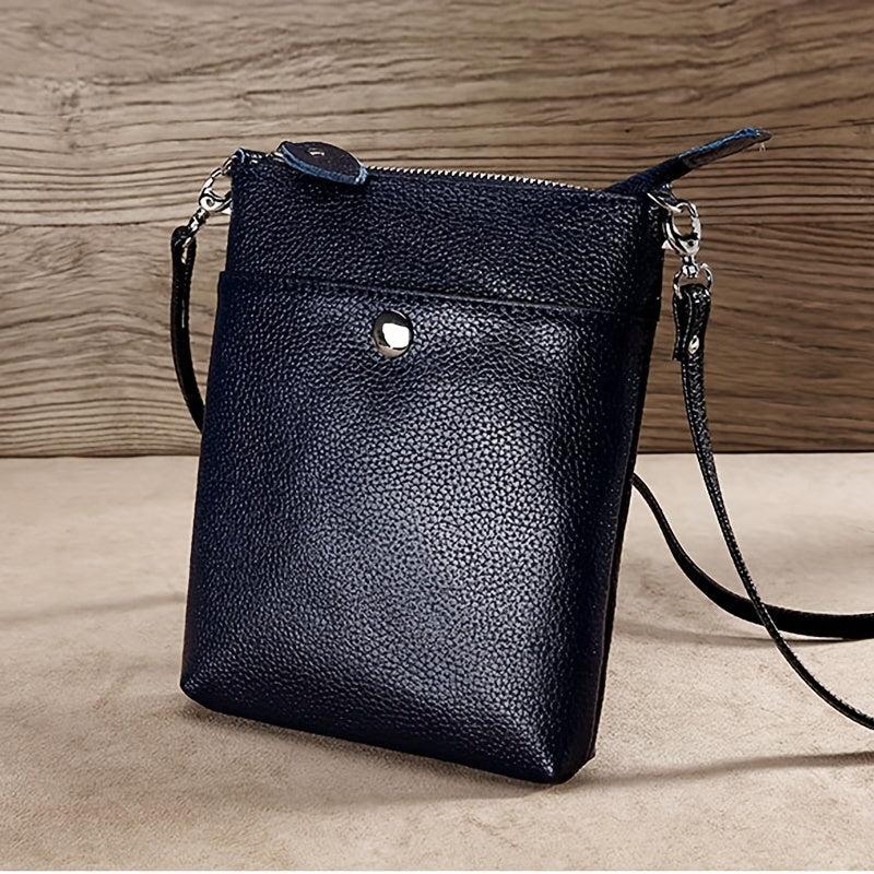 Minimalist Solid Shoulder Bag Crossbody Bag Versatile Storage Bag
