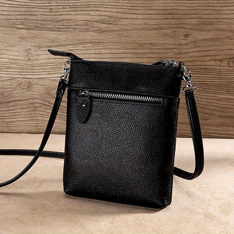 Minimalist Solid Shoulder Bag Crossbody Bag Versatile Storage Bag
