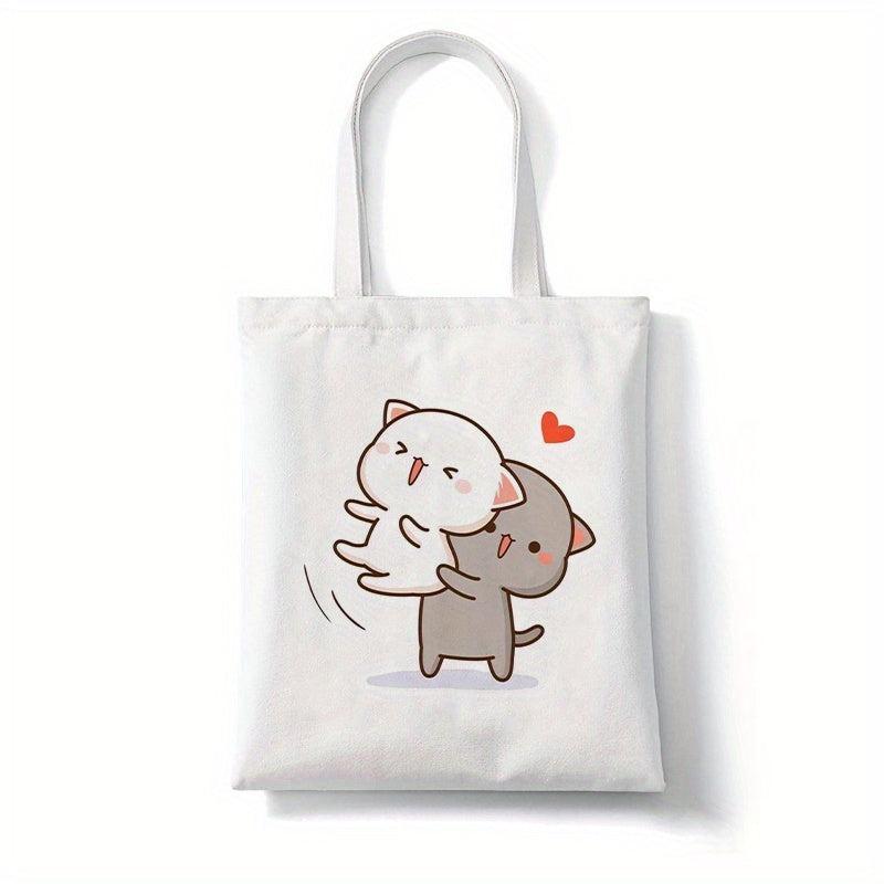 Cartoon Pattern Shoulder Bag Lightweight Handbag