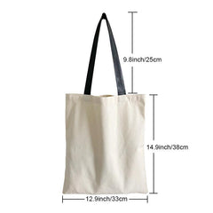 Sloth Pattern Canvas Tote Bag Lightweight Shoulder Bag