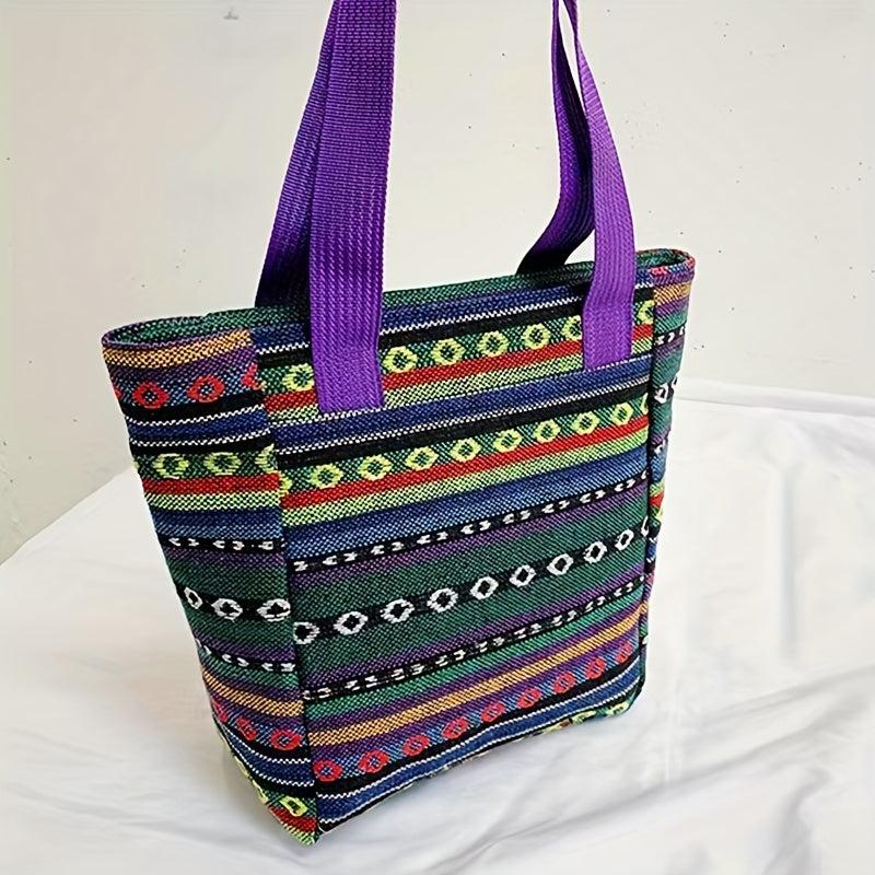 Women's Vintage Ethnic Tote Bag Embroidered Shoulder Bag