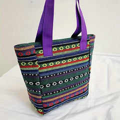 Women's Vintage Ethnic Tote Bag Embroidered Shoulder Bag