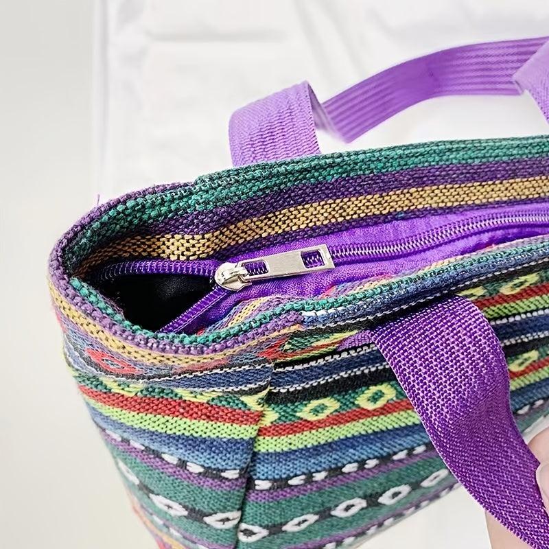 Women's Vintage Ethnic Tote Bag Embroidered Shoulder Bag