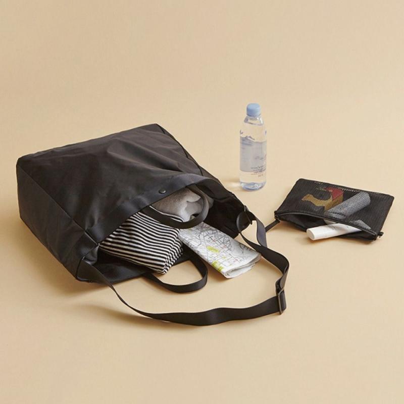 Casual Solid Large Capacity Bag All Match Storage Handbag With Clutch Pouch
