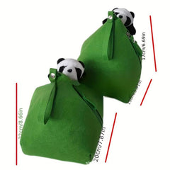 Panda Zongzi Coin Purse Novelty Keys Holder
