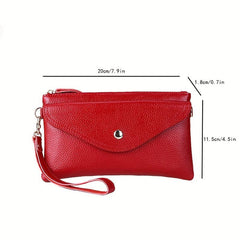 Minimalist Long Wallet Zipper Clutch Coin Purse Storage Pouch