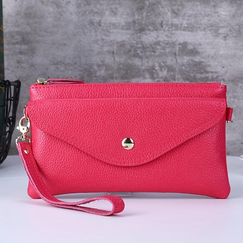 Minimalist Long Wallet Zipper Clutch Coin Purse Storage Pouch