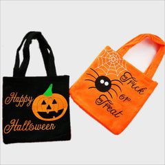 Cartoon Halloween Pattern Handbag Lightweight Gift Storage Bag