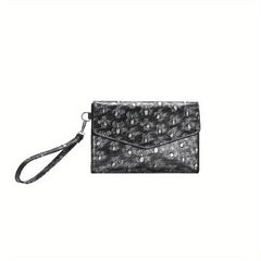 Gothic Skull Envelope Clutch Purse Vintage Retro Bag Women's Punk Handbag