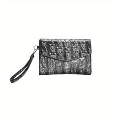 Gothic Skull Envelope Clutch Purse Vintage Retro Bag Women's Punk Handbag