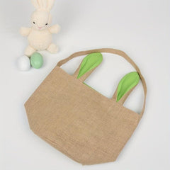 Easter Bunny Ear Basket DIY Candy Gift Bag Lightweight Versatile Storage