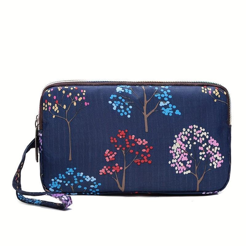 Cartoon Pattern Coin Purse Zipper Credit Card Holder Cluth Wristlet Wallet