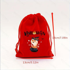 Halloween Pattern Storage Bag Drawstring Candy Pouch