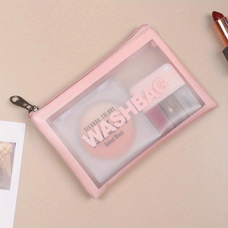 Transparent Cosmetic Bag PVC Wash Bag Large Capacity