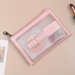 Transparent Cosmetic Bag PVC Wash Bag Large Capacity