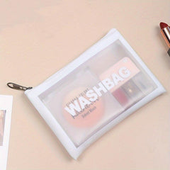 Transparent Cosmetic Bag PVC Wash Bag Large Capacity