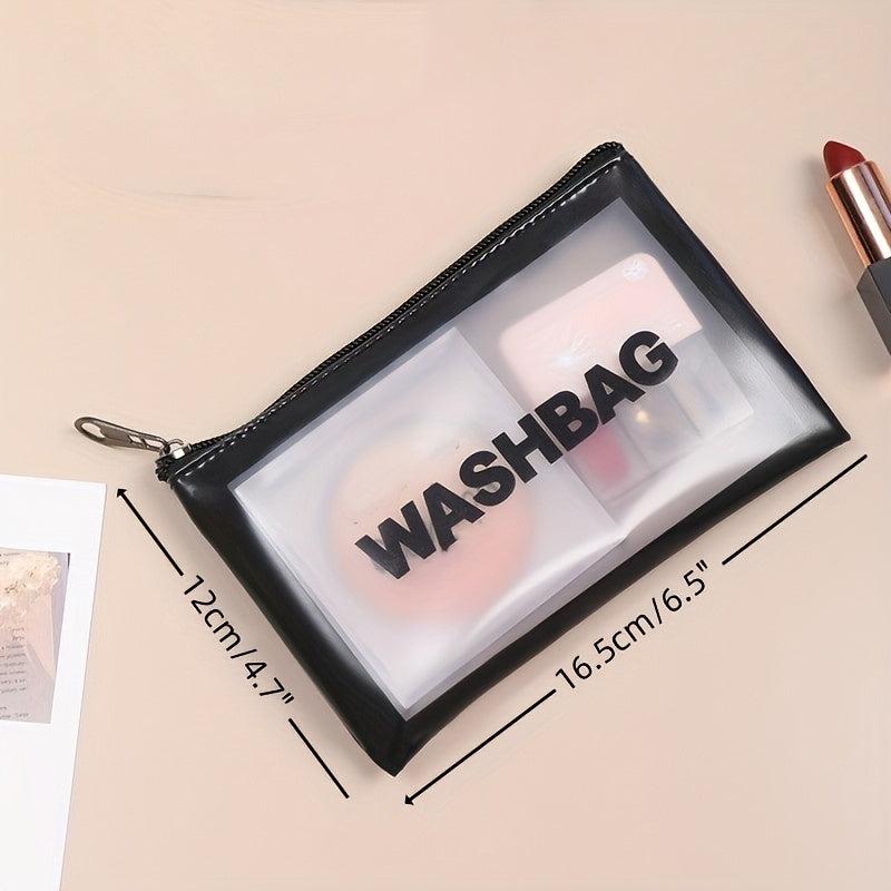 Transparent Cosmetic Bag PVC Wash Bag Large Capacity
