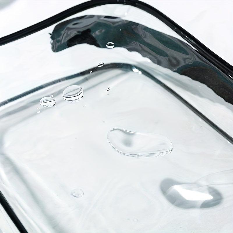 High PVC Transparent Waterproof Toiletry Bag Travel Storage