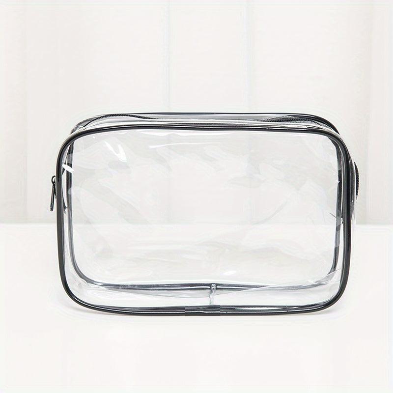 High PVC Transparent Waterproof Toiletry Bag Travel Storage