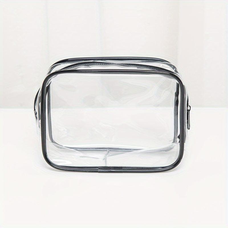 High PVC Transparent Waterproof Toiletry Bag Travel Storage