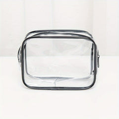 High PVC Transparent Waterproof Toiletry Bag Travel Storage