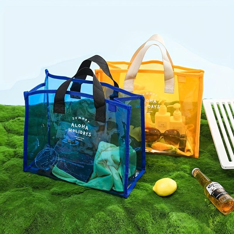 Large Capacity PVC Swimming Bag Beach Bag Outdoor Portable Storage