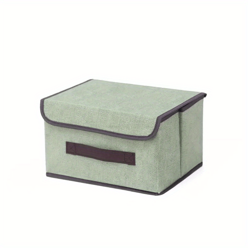 Foldable Storage Bins With Lids Hook & Loop Clothes Container