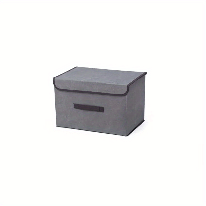Foldable Storage Bins With Lids Hook & Loop Clothes Container