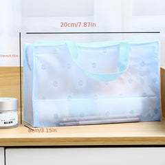 Floral Toiletry Storage Bag Waterproof Cosmetics Travel Bag