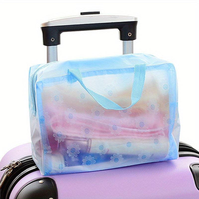 Floral Toiletry Storage Bag Waterproof Cosmetics Travel Bag