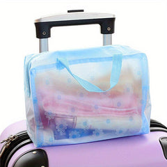 Floral Toiletry Storage Bag Waterproof Cosmetics Travel Bag