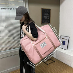 Large Capacity Carry on Tote Lightweight Luggage Weekender Bag