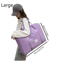 Large Capacity Carry on Tote Lightweight Luggage Weekender Bag