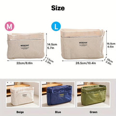 Canvas Zipper Cosmetic Storage Bag Lightweight Portable Travel Storage Bag