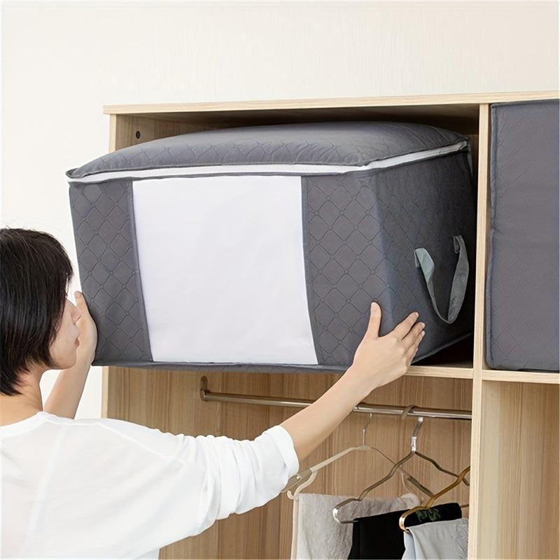 Minimalist Storage Zipper Box Lightweight Dustproof Organzier Clothes Container