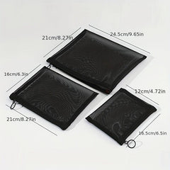 Large Capacity Mesh Cosmetics Storage Bag