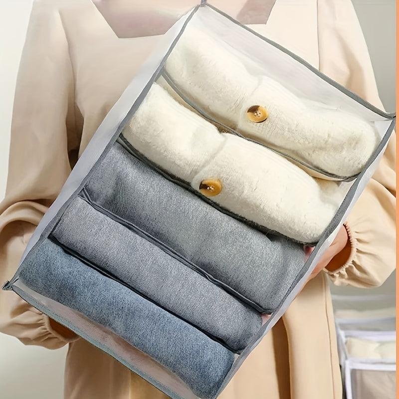 Mesh Clear Grids Clothes Storage Organizer Lightweight Foldable
