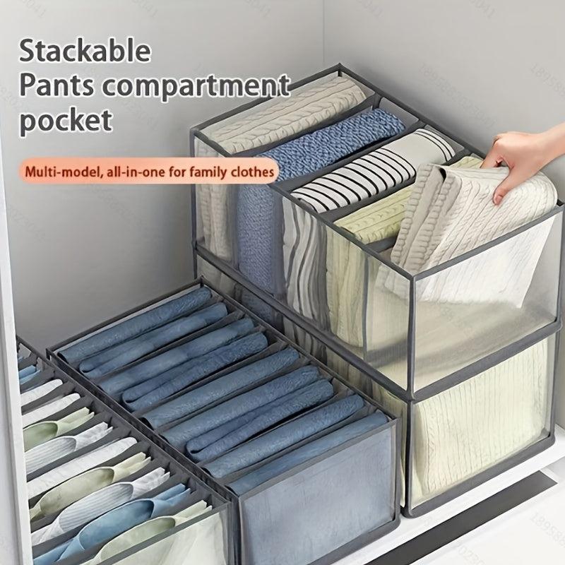 Mesh Clear Grids Clothes Storage Organizer Lightweight Foldable