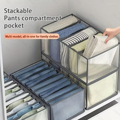Mesh Clear Grids Clothes Storage Organizer Lightweight Foldable