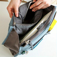 Double Zipper Bag Travel Storage Bag Cosmetic Toiletry Bag