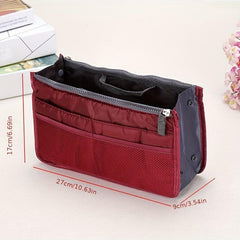 Double Zipper Bag Travel Storage Bag Cosmetic Toiletry Bag